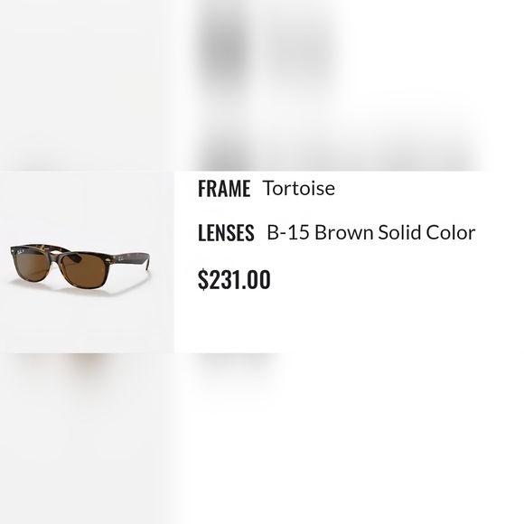 Ray Ban Wayfarer Tortoise Classic - Picture 3 of 9